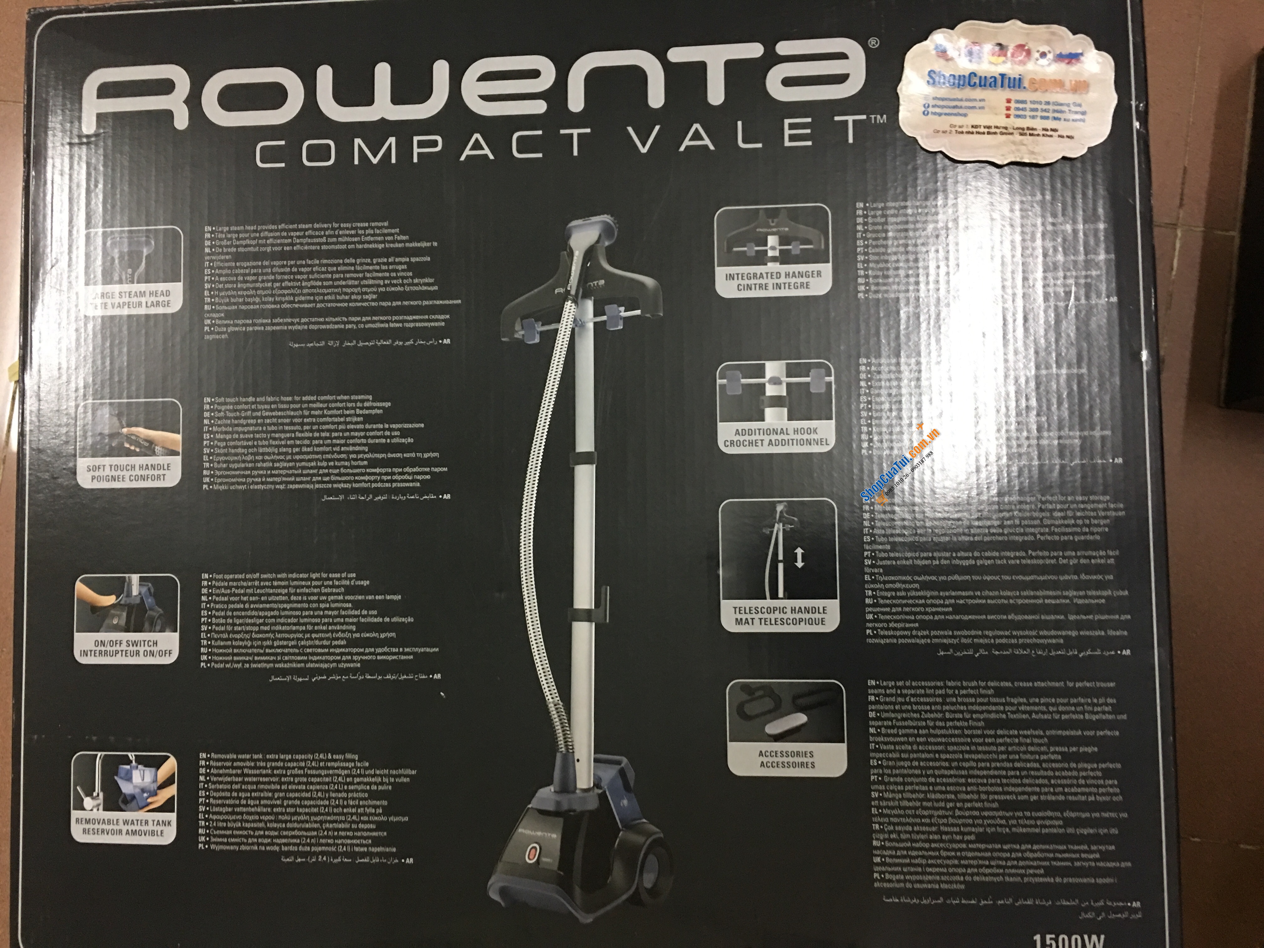 Bàn là cây Rowenta Compact Valet IS6200