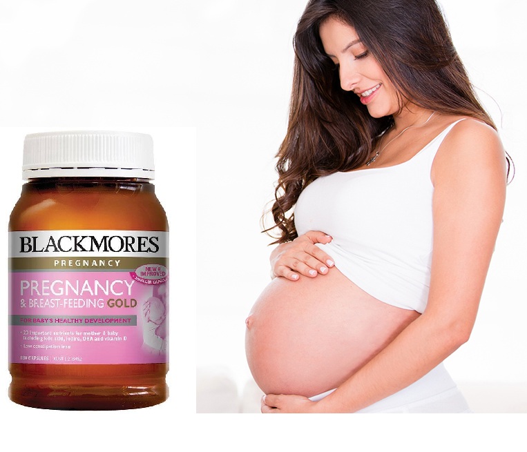 Vitamin tổng hợp Blackmores Pregnancy & Breast - Feeding Gold (Mẫu mới)- Blackmores cho bà bầu