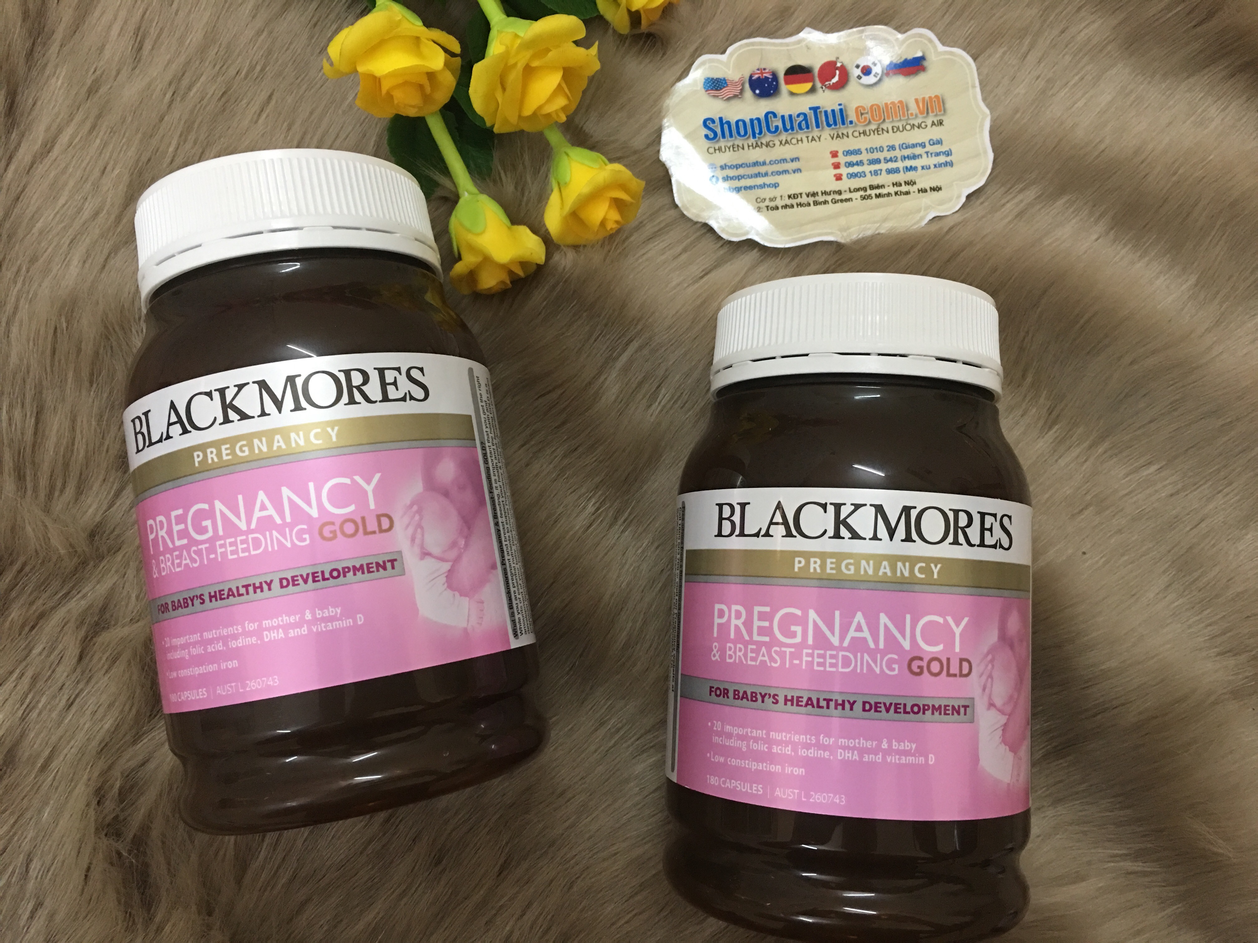 Vitamin tổng hợp Blackmores Pregnancy & Breast - Feeding Gold (Mẫu mới)- Blackmores cho bà bầu