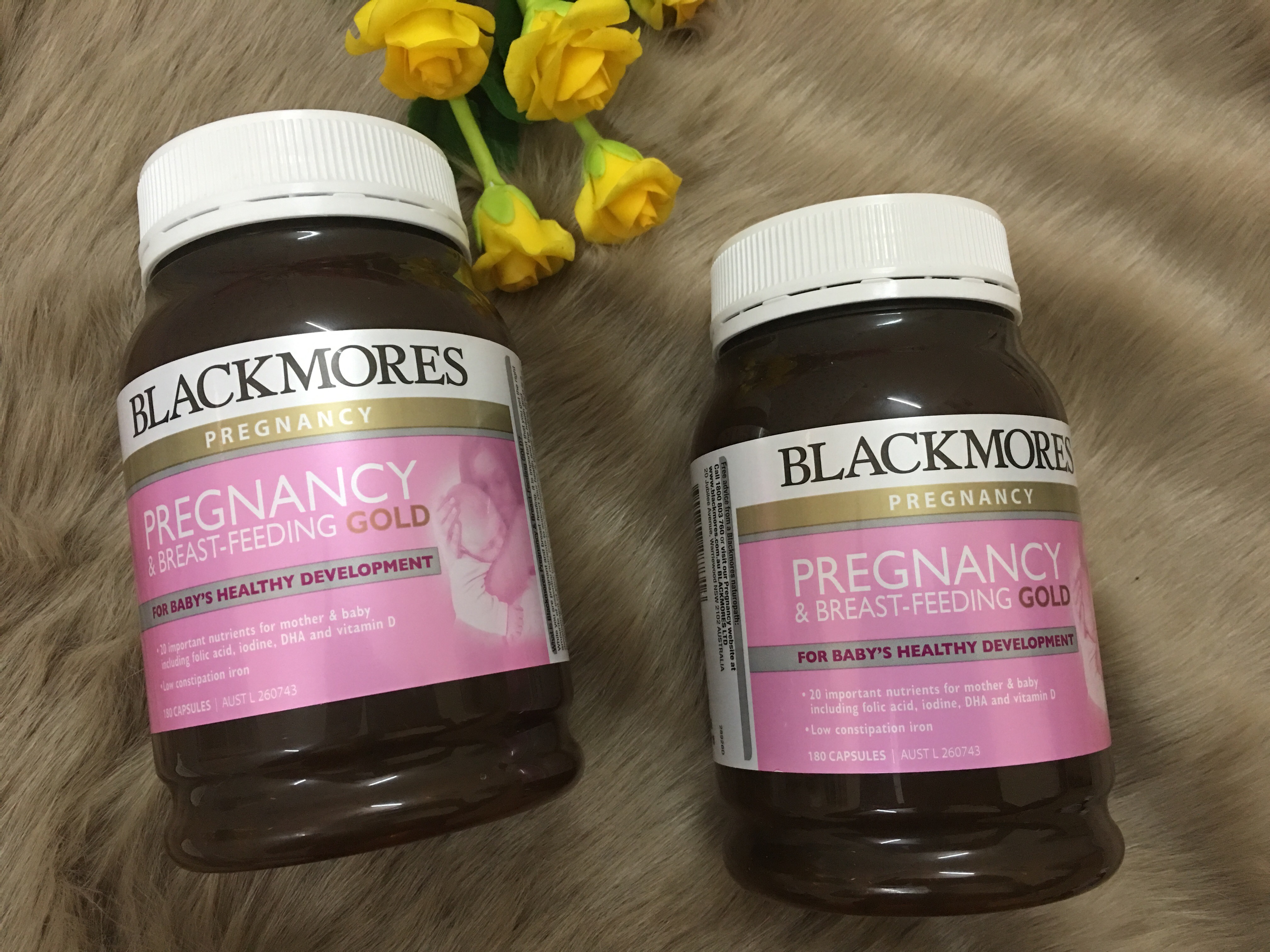 Vitamin tổng hợp Blackmores Pregnancy & Breast - Feeding Gold (Mẫu mới)- Blackmores cho bà bầu