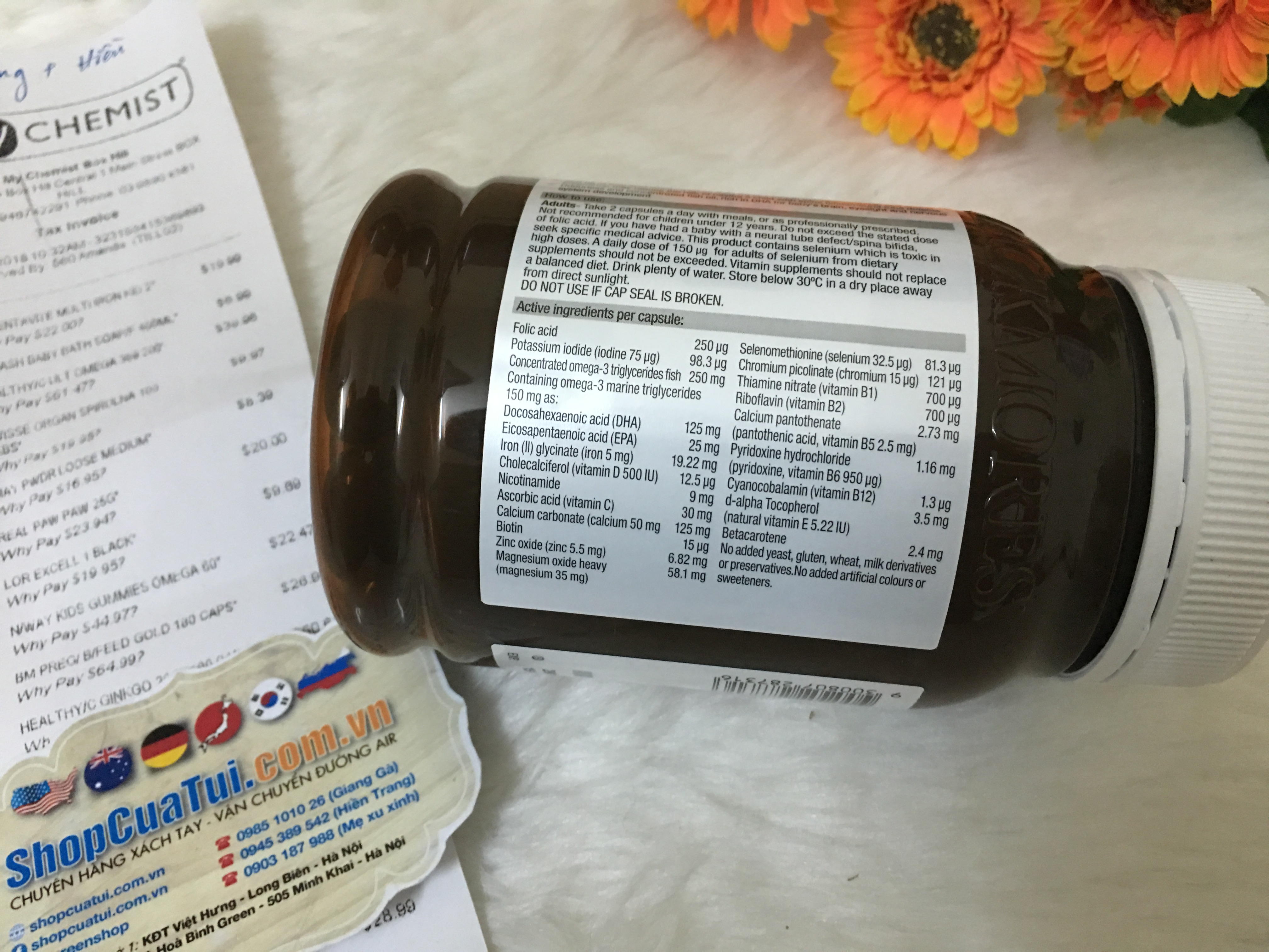 Vitamin tổng hợp Blackmores Pregnancy & Breast - Feeding Gold (Mẫu mới)- Blackmores cho bà bầu