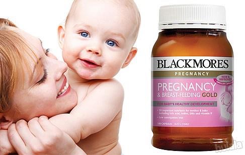 Vitamin tổng hợp Blackmores Pregnancy & Breast - Feeding Gold (Mẫu mới)- Blackmores cho bà bầu