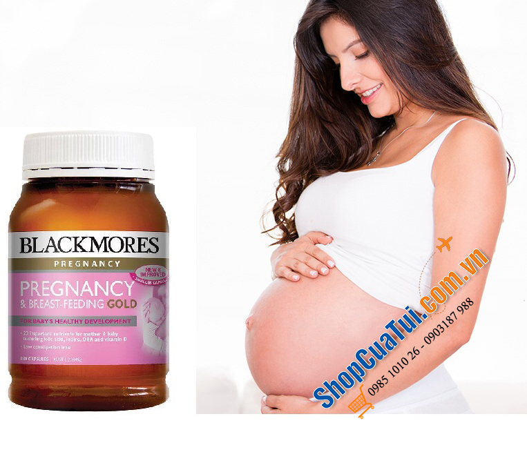 Vitamin tổng hợp Blackmores Pregnancy & Breast - Feeding Gold (Mẫu mới)- Blackmores cho bà bầu