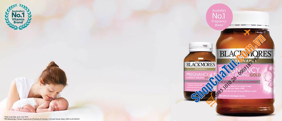 Vitamin tổng hợp Blackmores Pregnancy & Breast - Feeding Gold (Mẫu mới)- Blackmores cho bà bầu