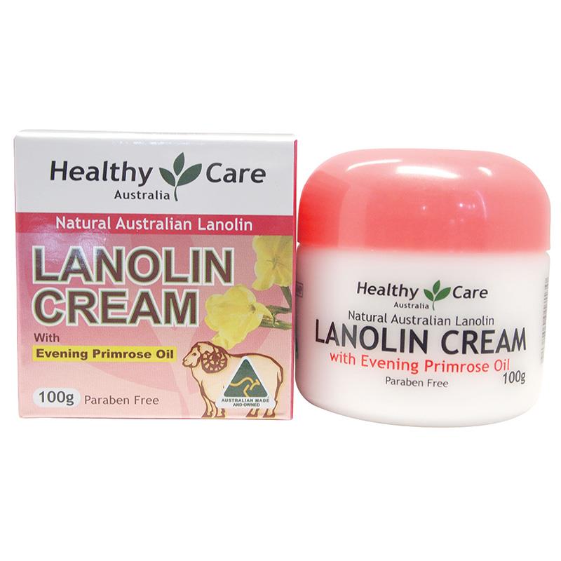 Kem Dưỡng Da Lanolin Cream Với Tinh Dầu Hoa Anh Thảo Của Heathy Care 100 G