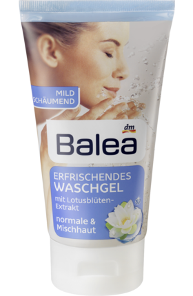 Sửa rửa mặt cho da nhờn và hỗn hợp Balea