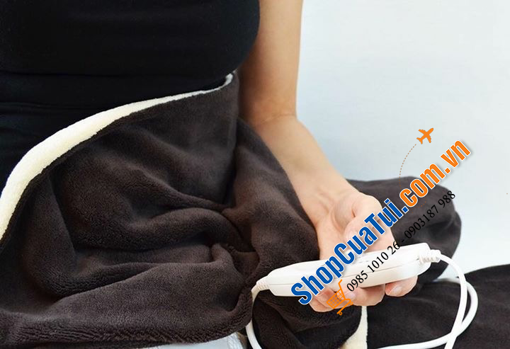 CHĂN SƯỞI ĐIỆN MEDISANA HDW 60227 - CHĂN SƯỞI ĐIỆN MEDISANA MÀU NÂU - KEM  SIÊU ĐẸP