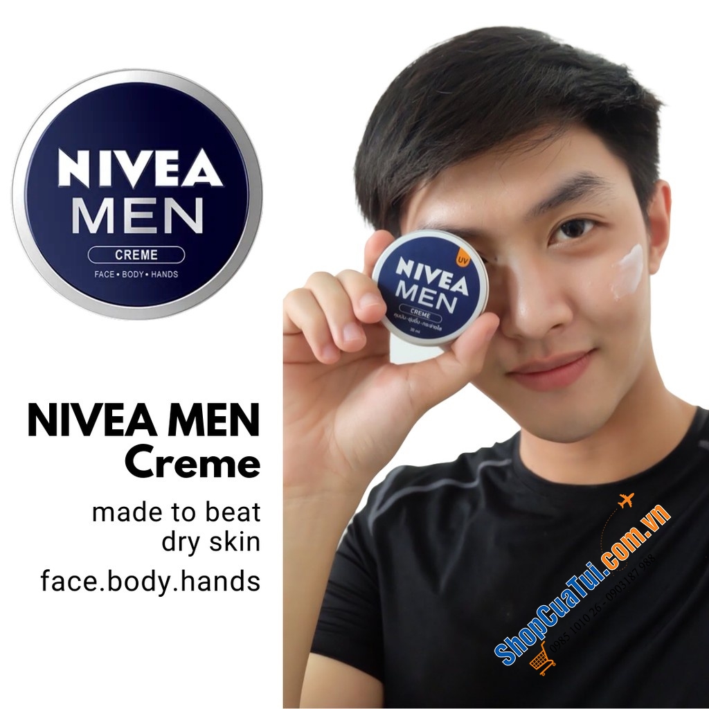 KEM DƯỠNG NIVEA MEN DÀNH CHO NAM GIỚI - NIVEA MEN Crème Moisturiser Face Body Hands 150ml