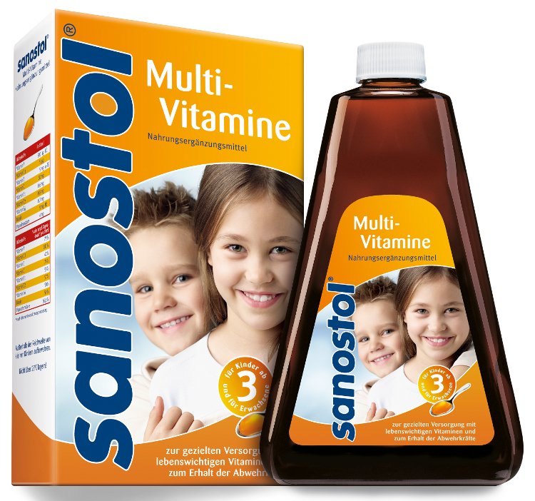 Siro Vitamin tổng hợp Multi Sanostol Sirup số 3 cho bé 460ml  