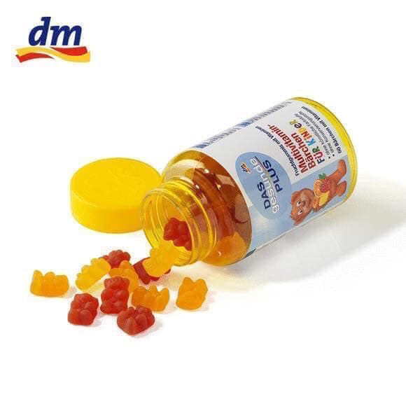 KẸO GẤU TRÁI CÂY VITAMIN TỔNG HỢP Das Gesunde Plus 60 viên