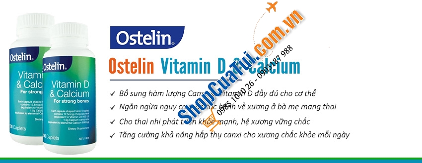 Canxi cho người lớn và trẻ em trên 12 tuổi Ostelin Calcium & Vitamin D3 - 130 Tablets - được khuyên dùng cho cả mẹ bầu và cho con bú