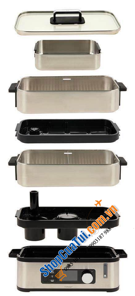 NỒI HẤP 2 tầng WMF CROMARGAN – BÍ QUYẾT CHO GIA ĐÌNH LUÔN MẠNH KHOẺ