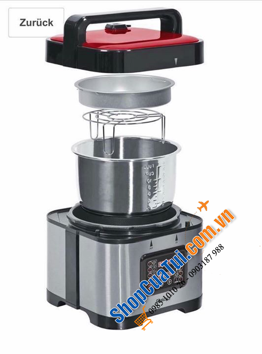 NỒI ÁP SUẤT ĐIỆN ĐA NĂNG STEBA DD1 ECO - Nồi cơm dùng được - 5 lít