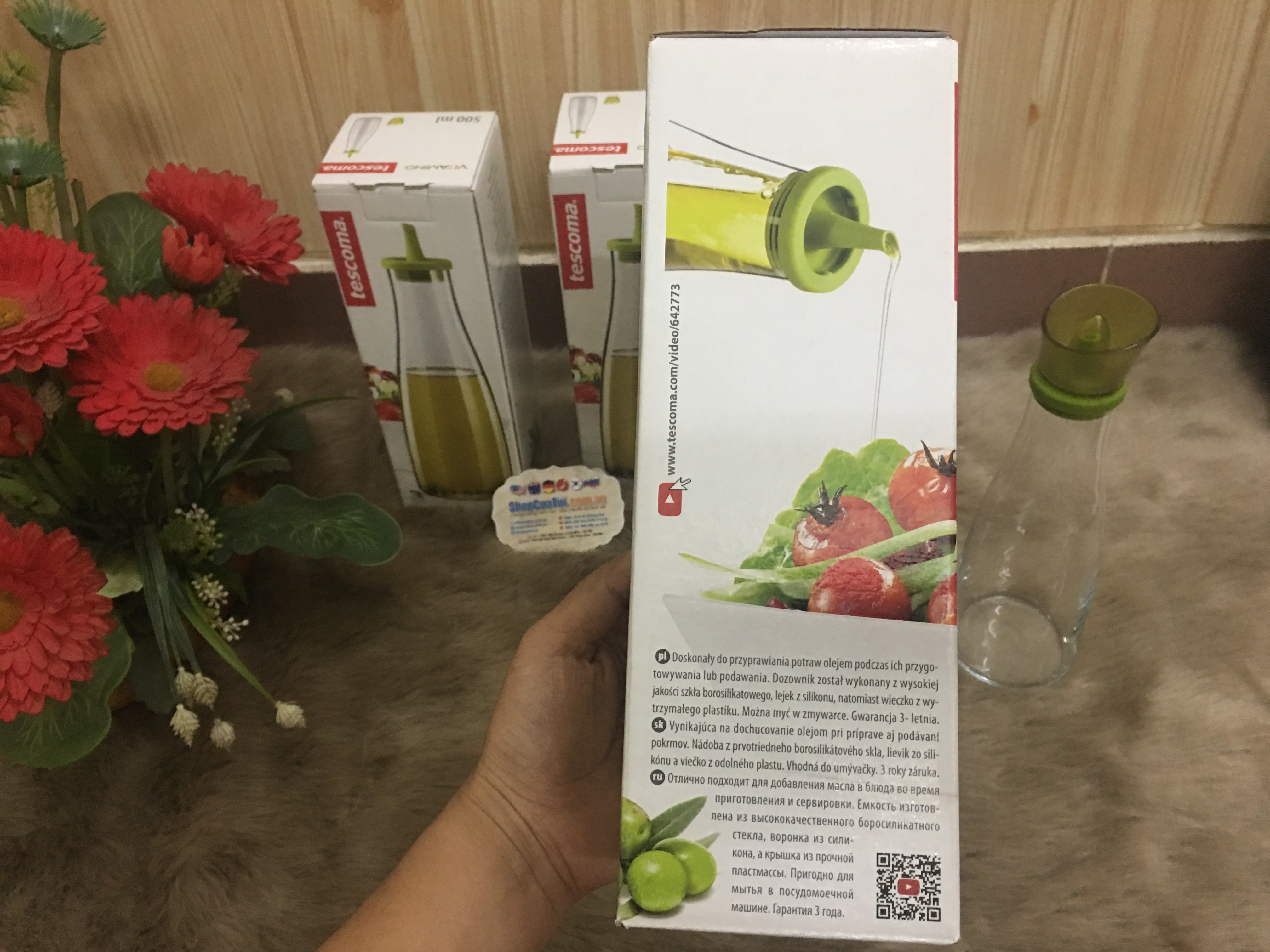 Bình đựng dầu ăn, nước mắm... Tescoma