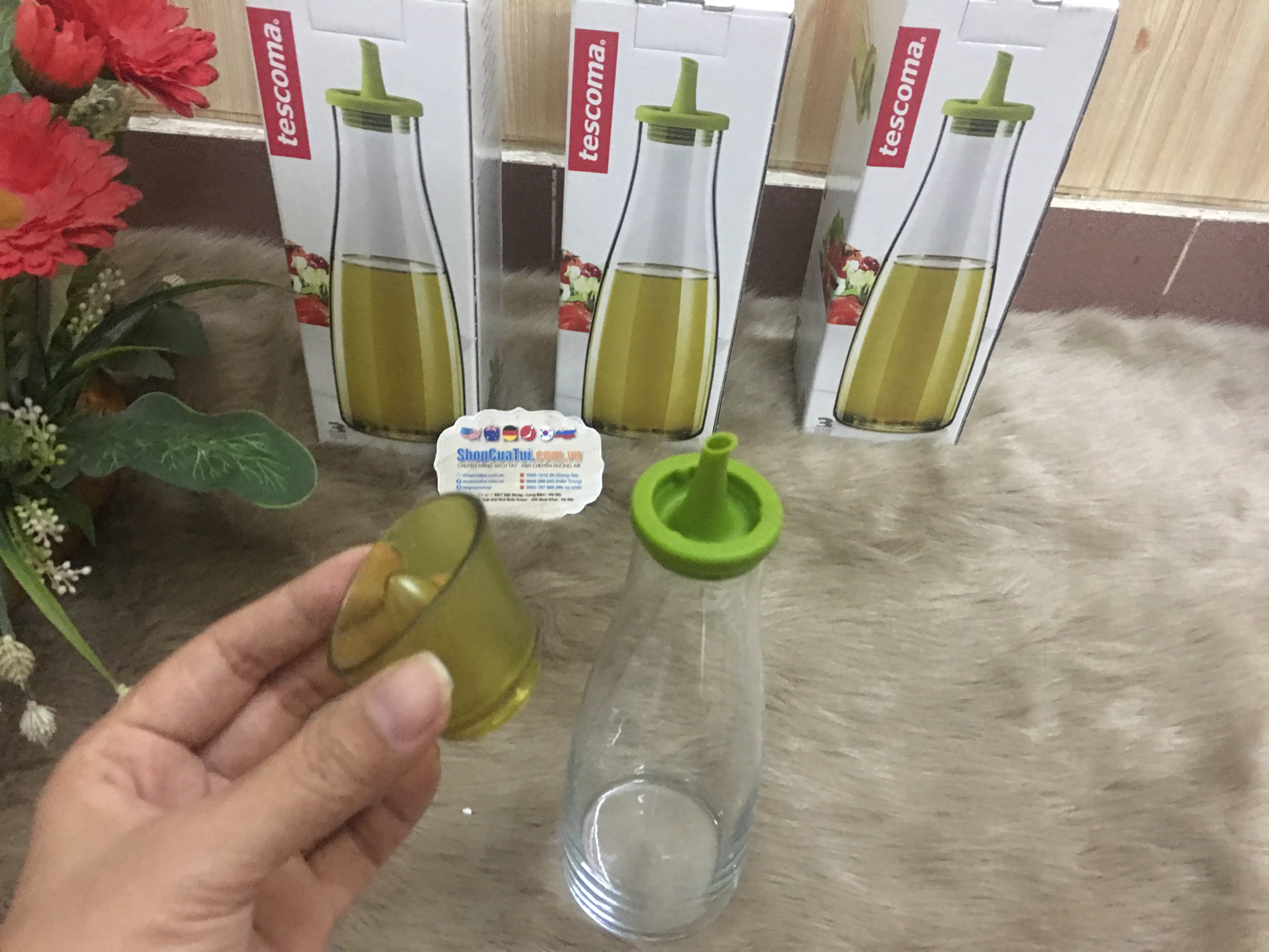 Bình đựng dầu ăn, nước mắm... Tescoma