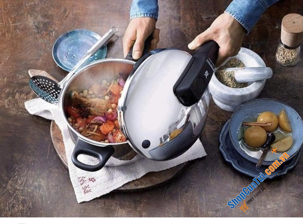 Nồi áp suất WMF dòng Perfect 22cm dung tích 4,5 Lít - Made in Germany