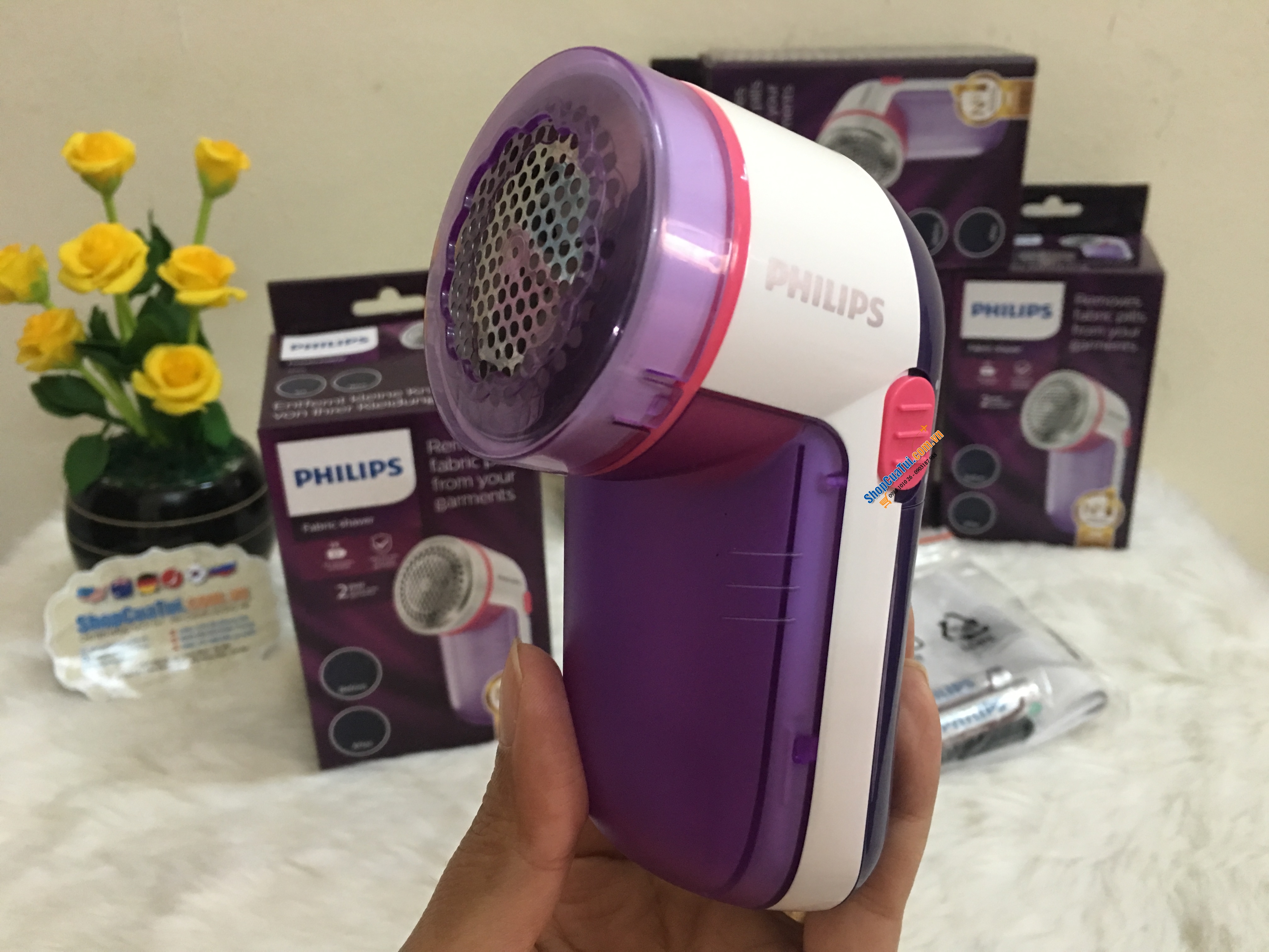 Máy cắt lông xù trên quần áo Philips