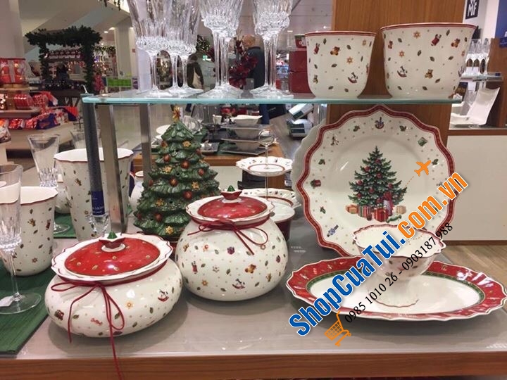 bộ đựng mứt, hạt dưa Villeroy & Boch