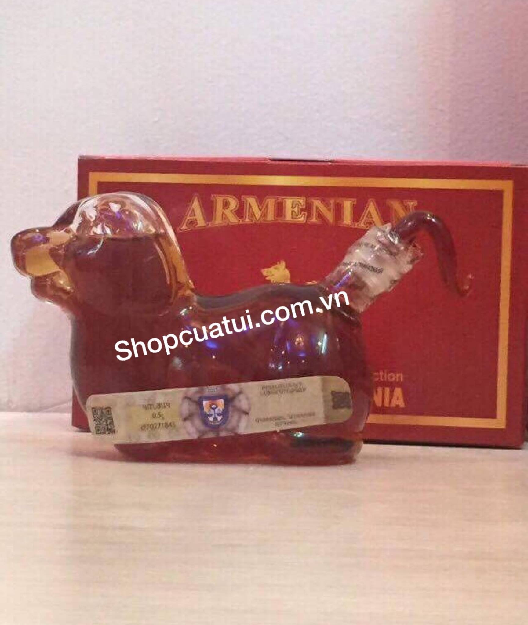 Rượu Chó - Cognac Năm Mậu Tuất 2018 của Nga