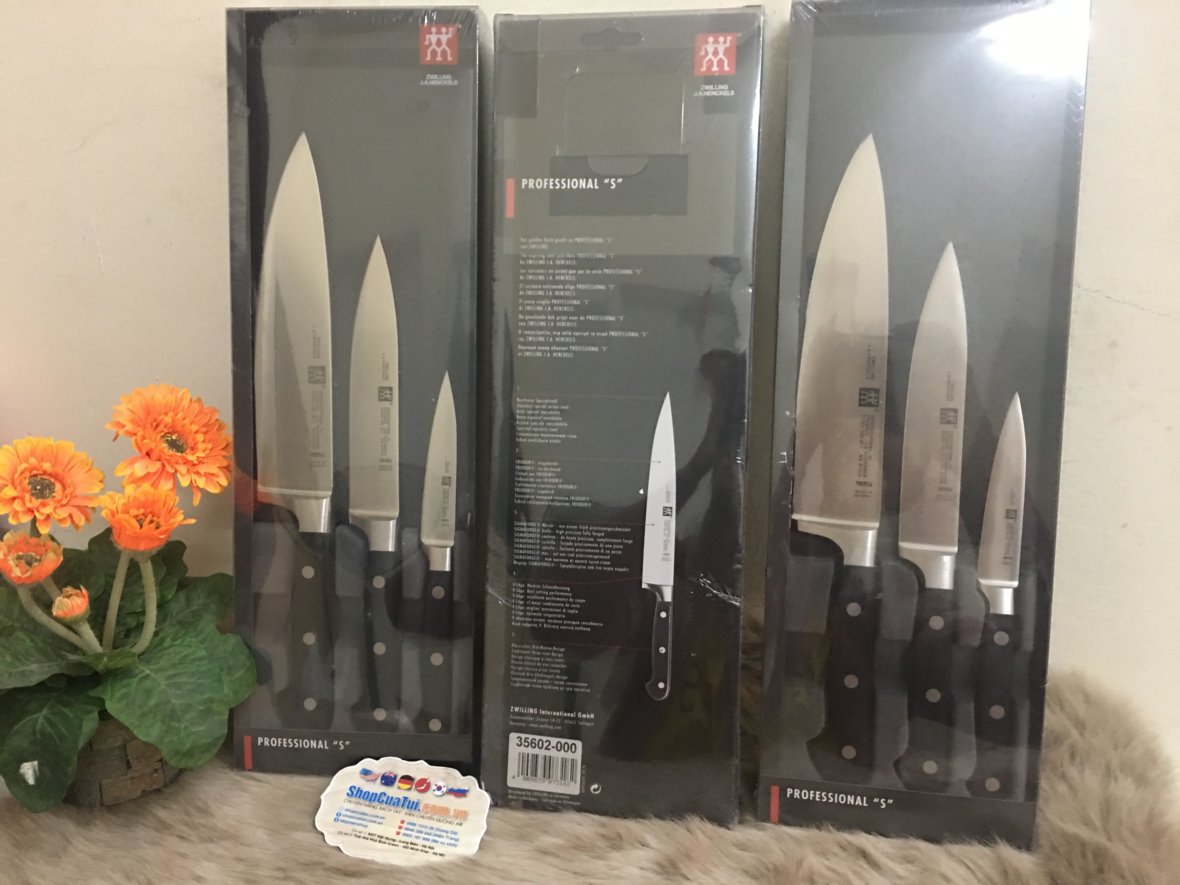 Bộ dao Zwilling Professional S set 3