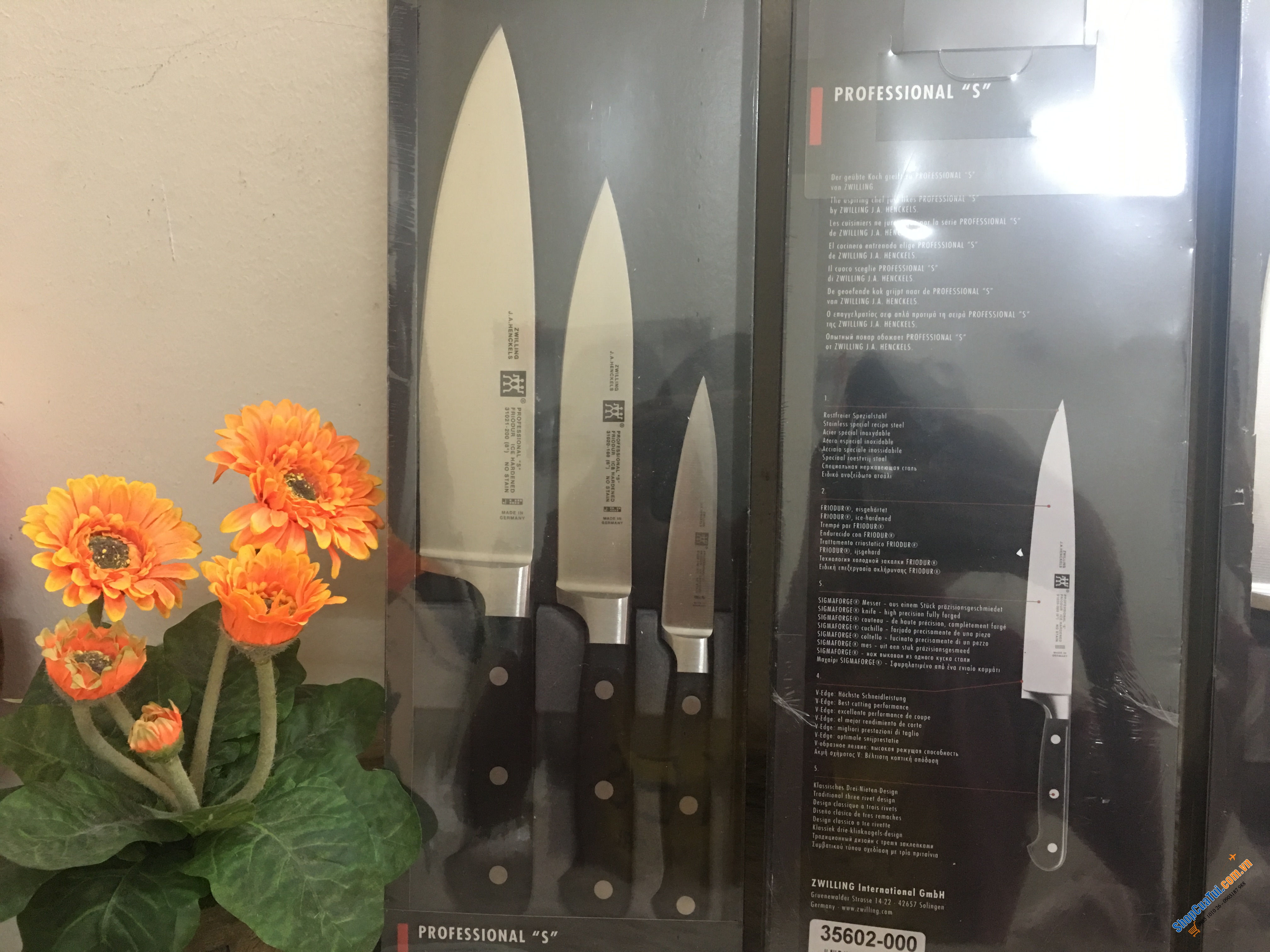 Bộ dao Zwilling Professional S set 3