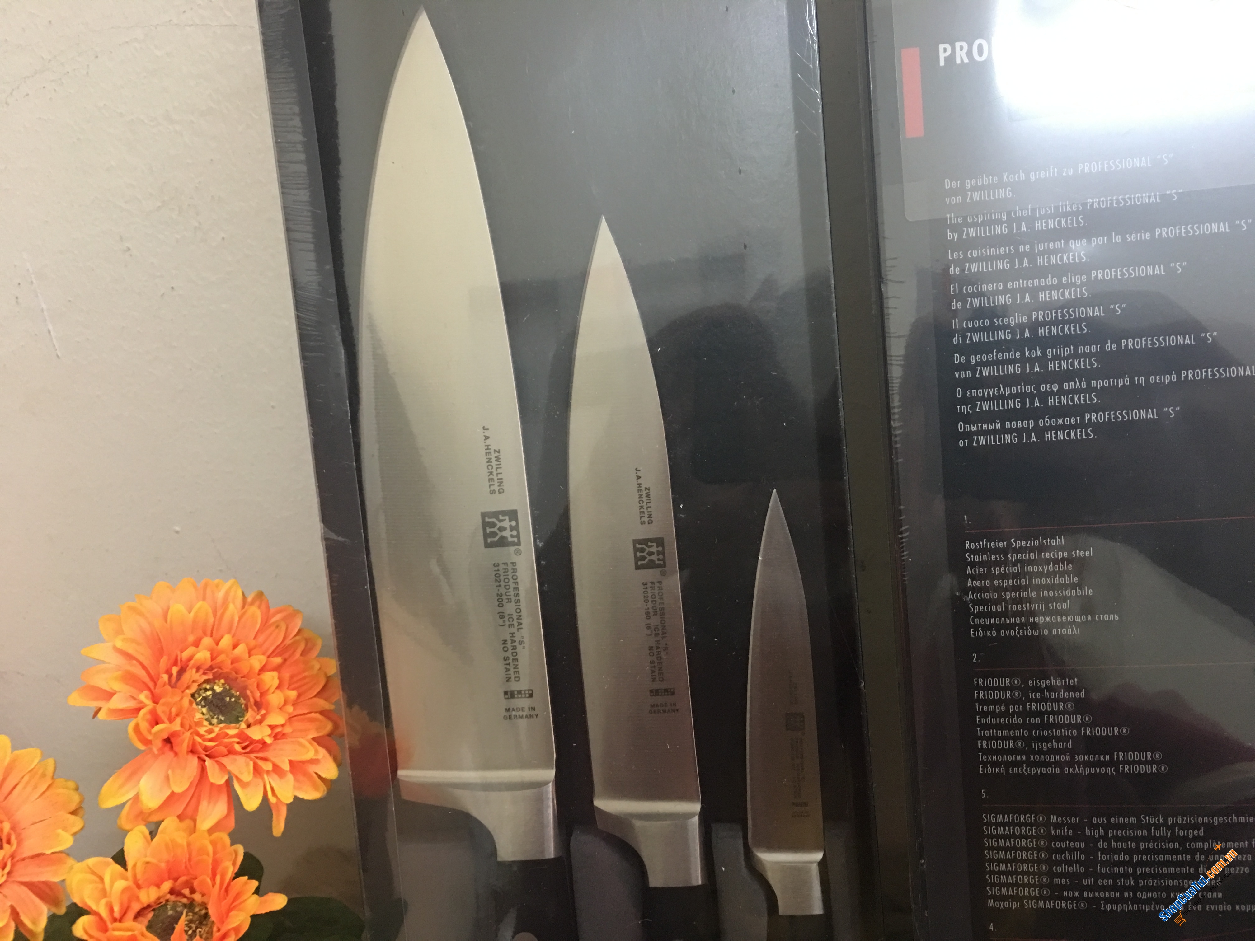 Bộ dao Zwilling Professional S set 3