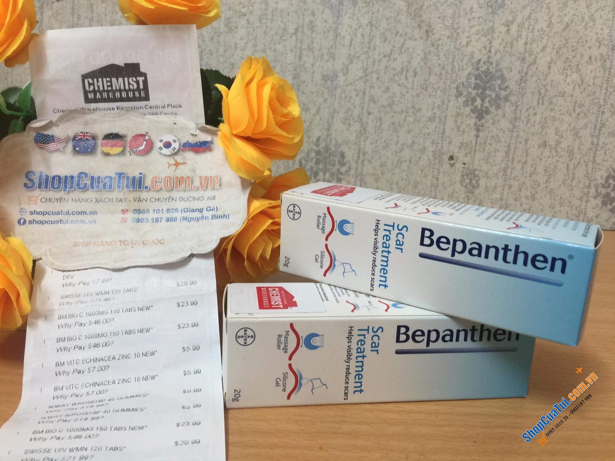 Kem trị sẹo CẤP TỐC Bepanthen Scar Treatment cho da mịn đẹp mờ sẹo