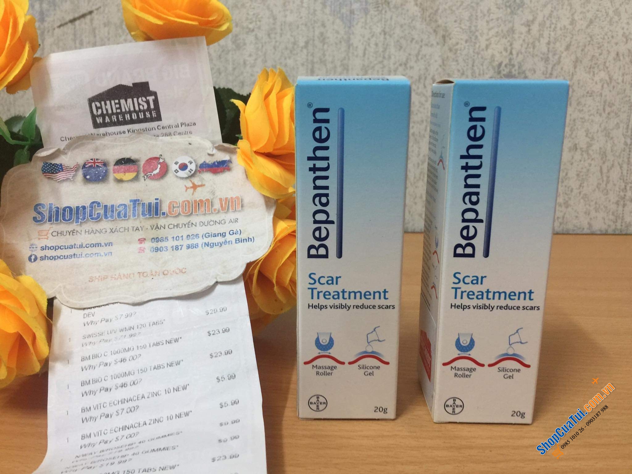 Kem trị sẹo CẤP TỐC Bepanthen Scar Treatment cho da mịn đẹp mờ sẹo