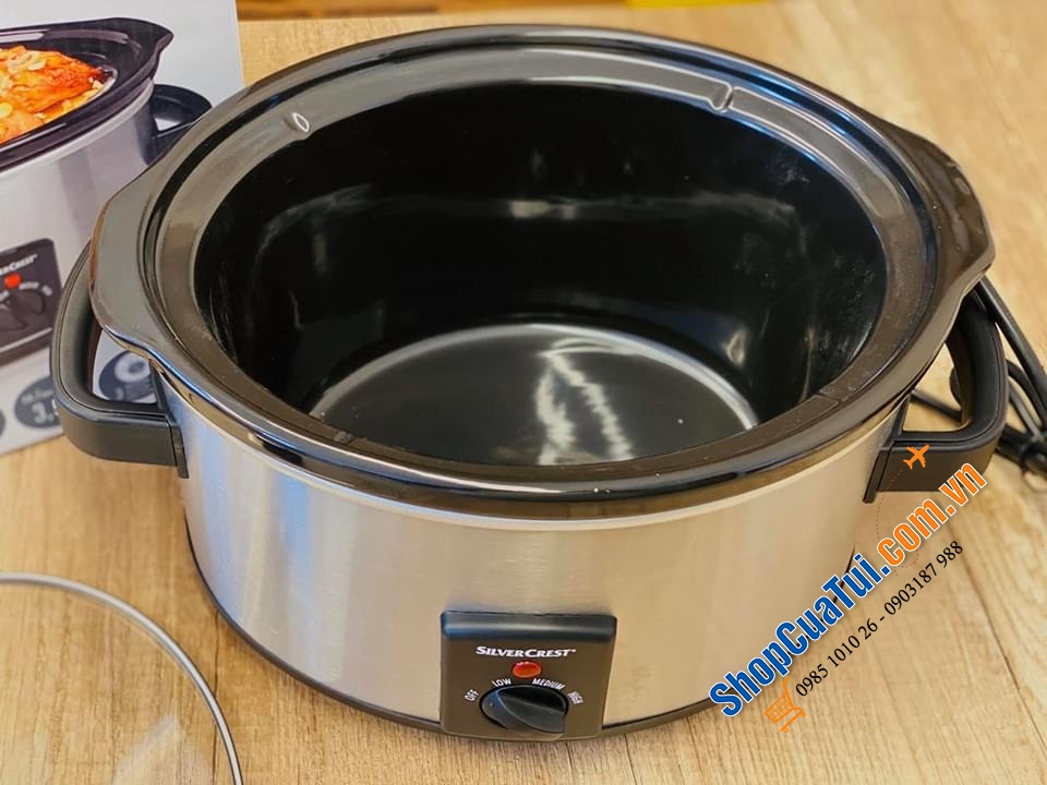 Nồi hầm nồi nấu chậm SILVERCREST Slow Cooker
