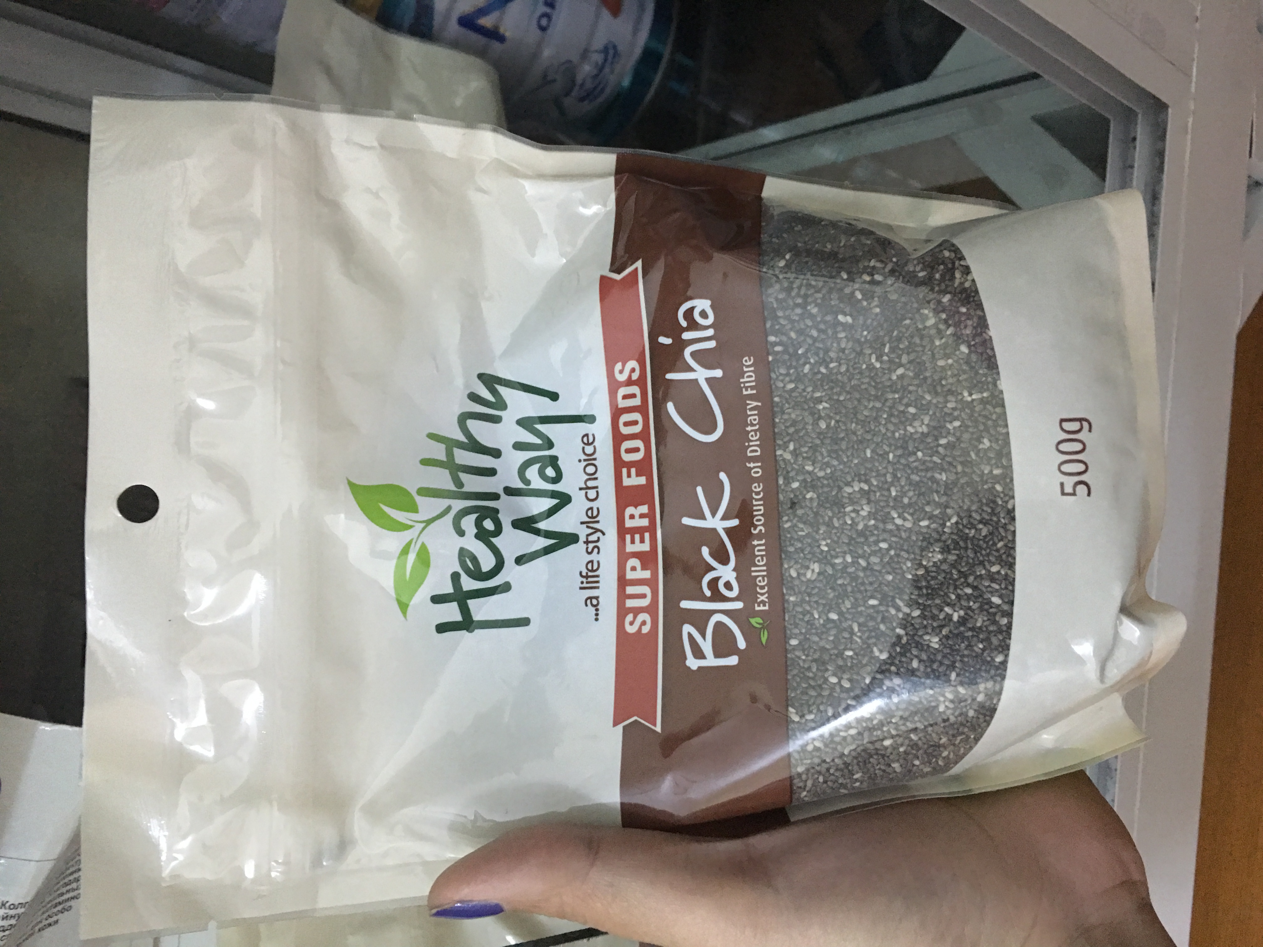 Hạt chia đen  Healthy Way Black Chia 500g