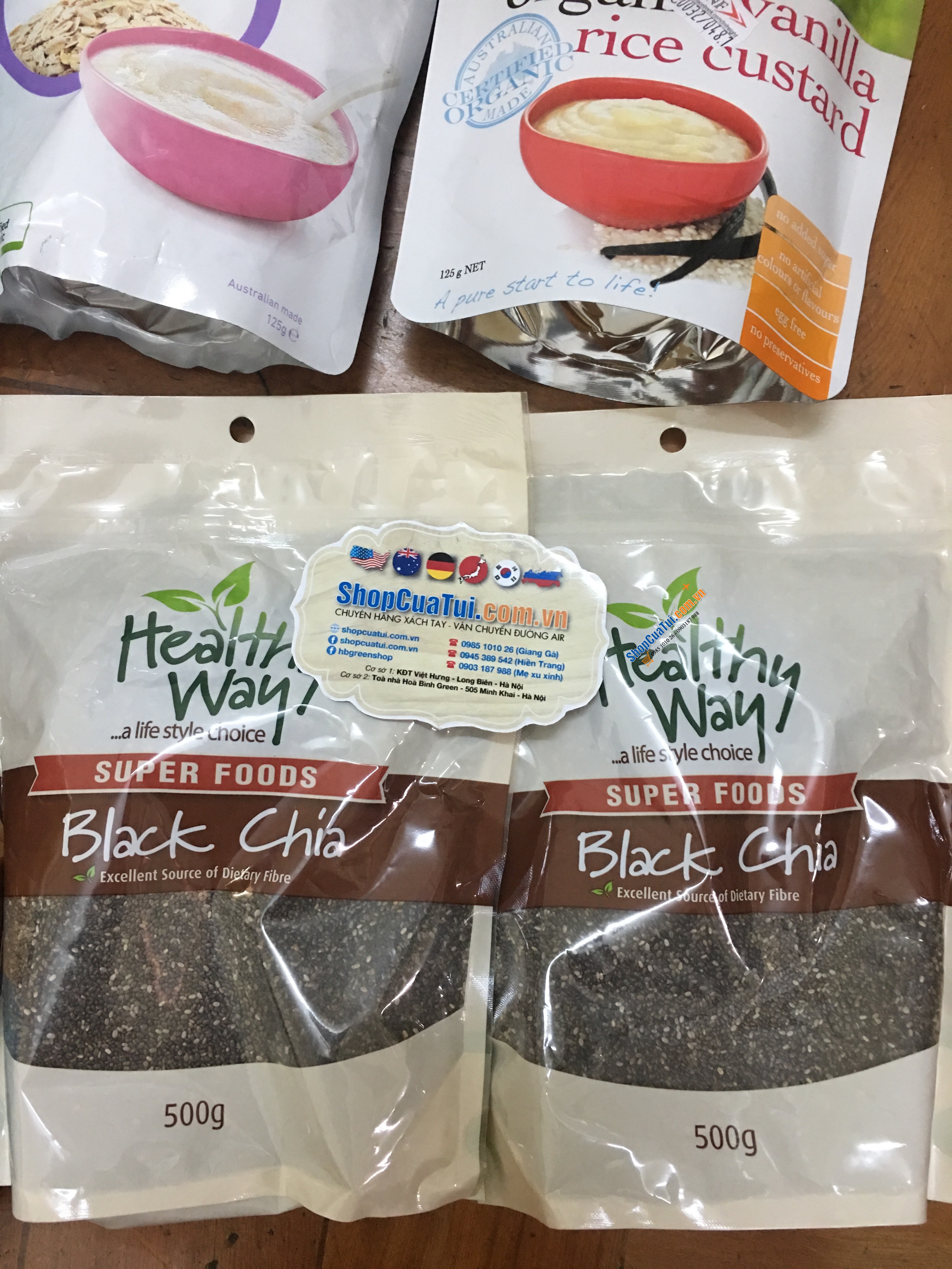 Hạt chia đen  Healthy Way Black Chia 500g