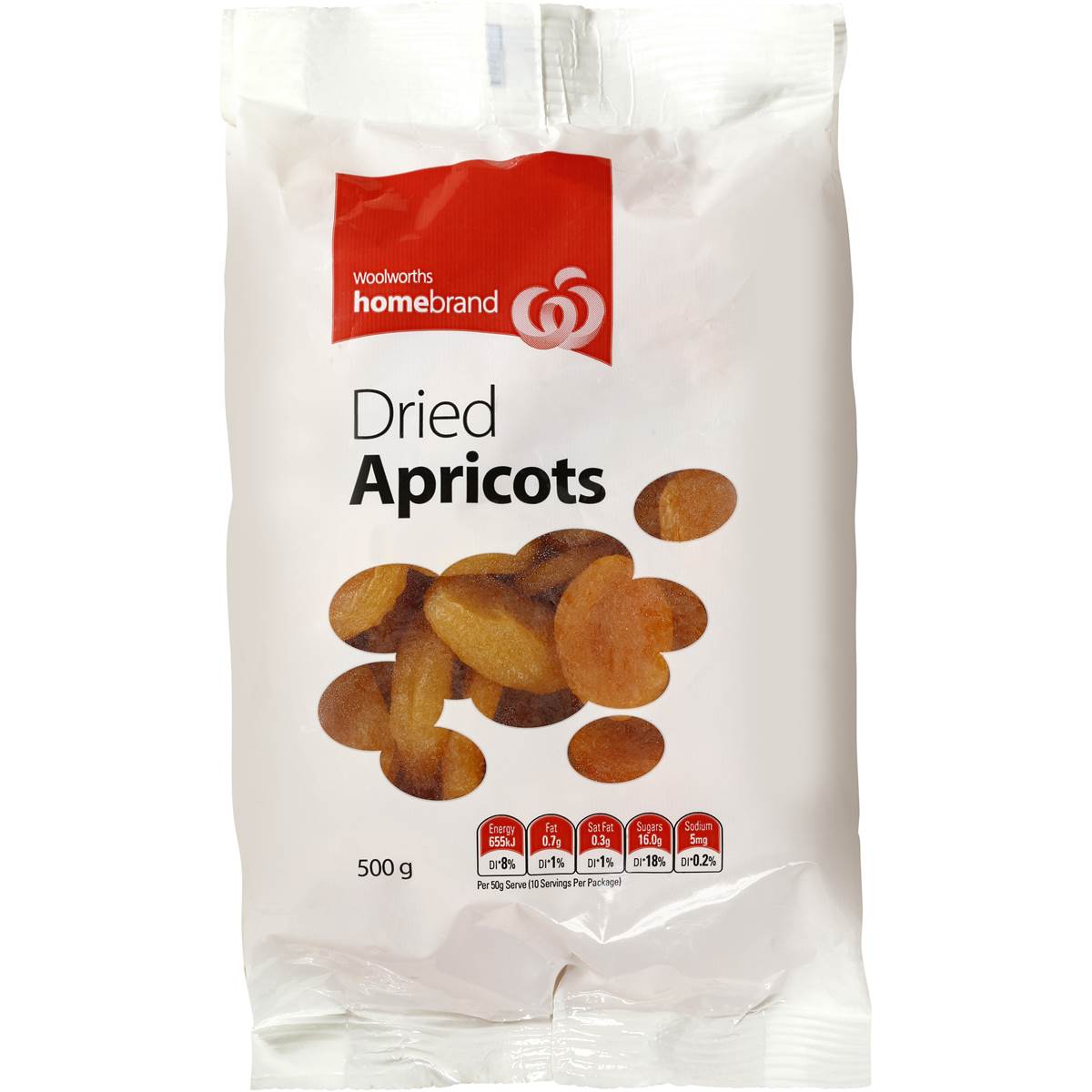 Mơ khô Homebrand Apricot Dried 500g