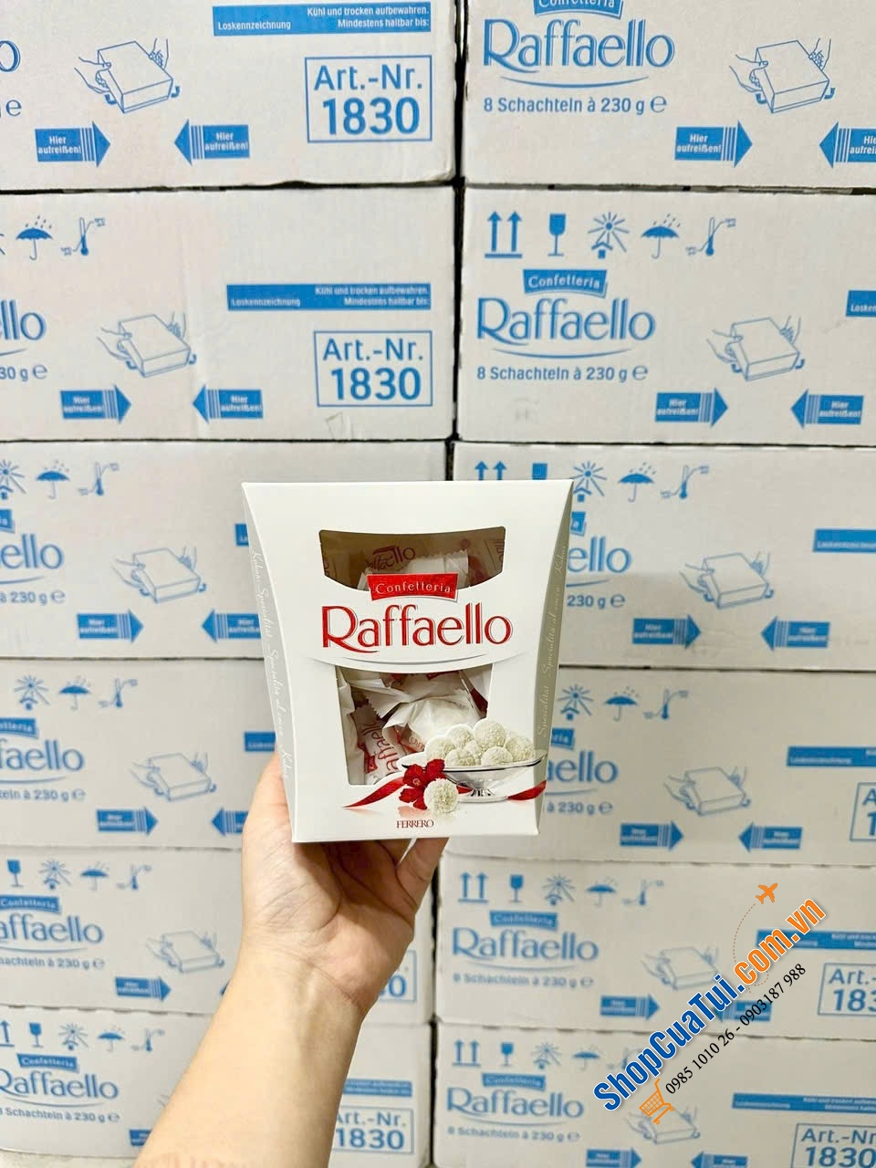 Kẹo Raffaello Socola bọc dừa 230g của ĐỨC - Ferrero Sô cô la