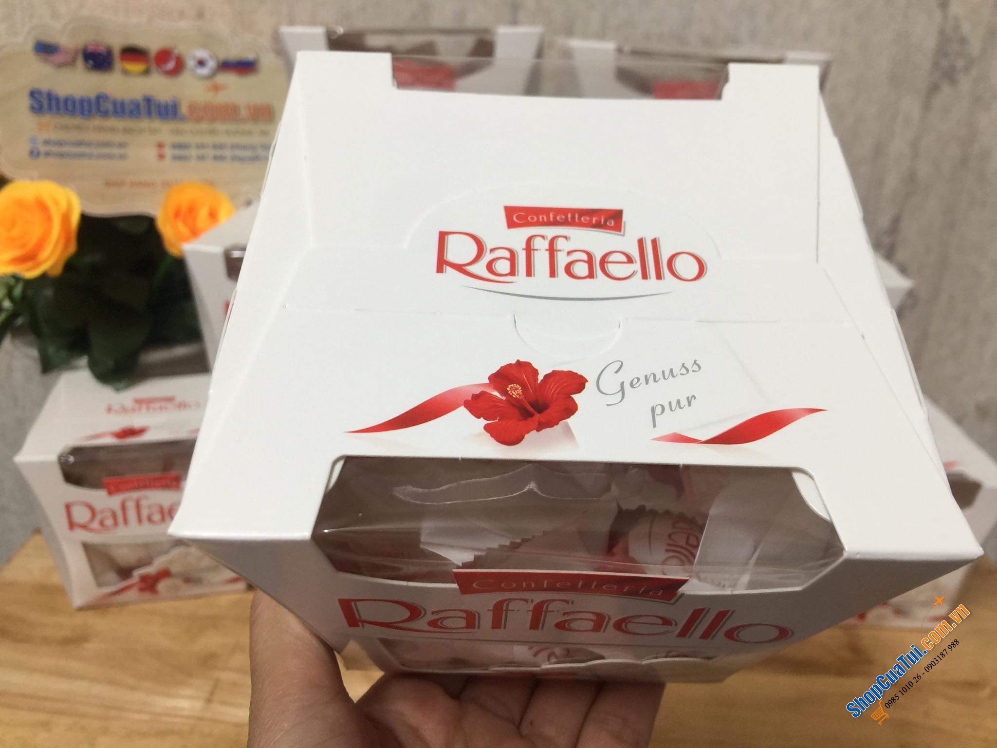 Kẹo Raffaello Socola bọc dừa 150g của ĐỨC - Ferrero Sô cô la