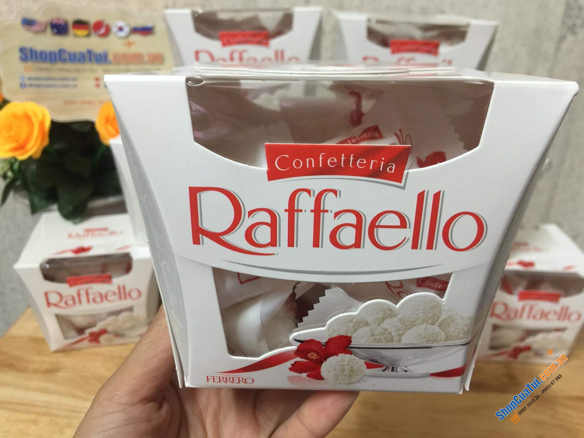 Kẹo Raffaello Socola bọc dừa 150g của ĐỨC - Ferrero Sô cô la