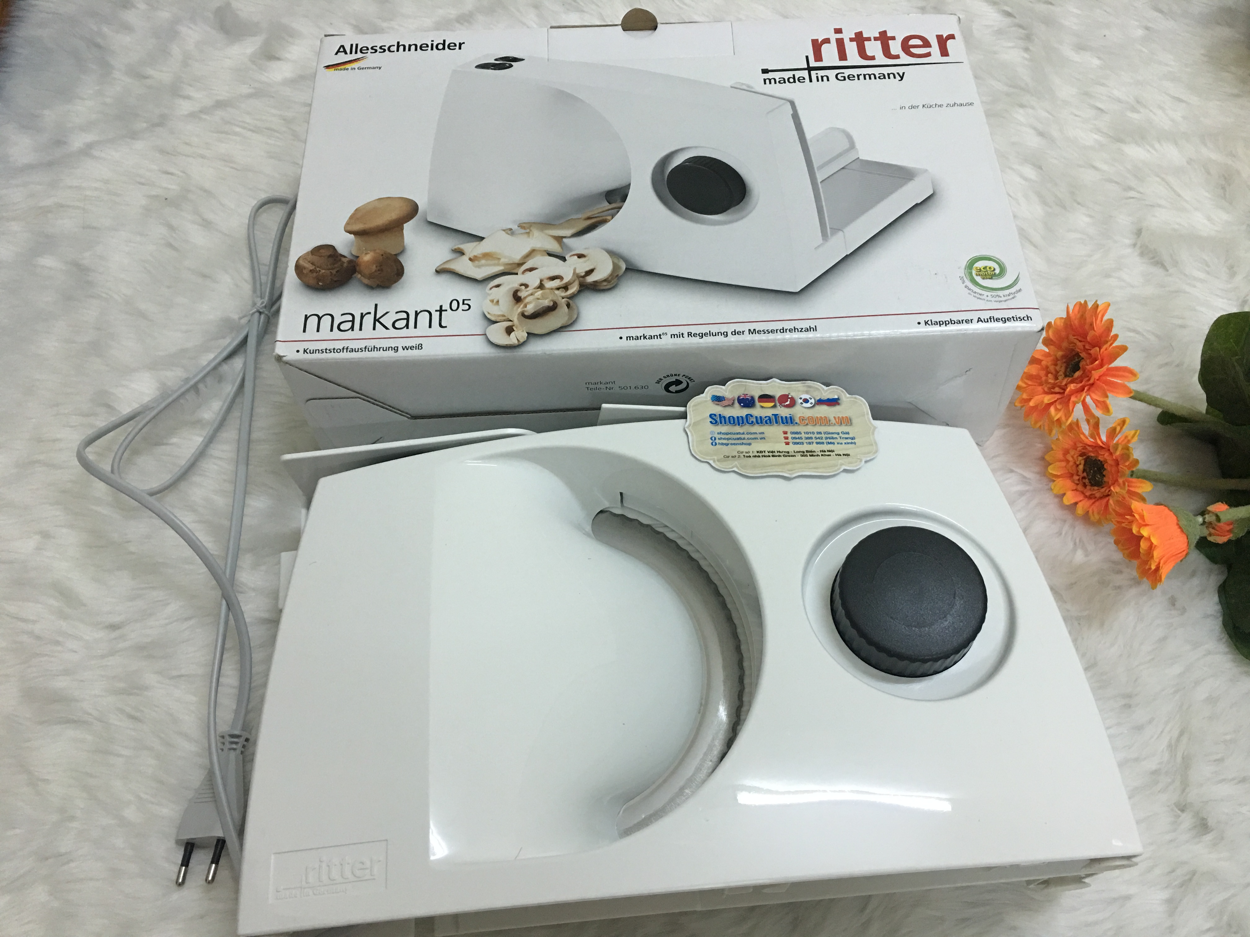 Máy cắt lát RITTER - Made in Germany - Máy Thái Lát Thực Phẩm Ritter 501.009 Orbis 1