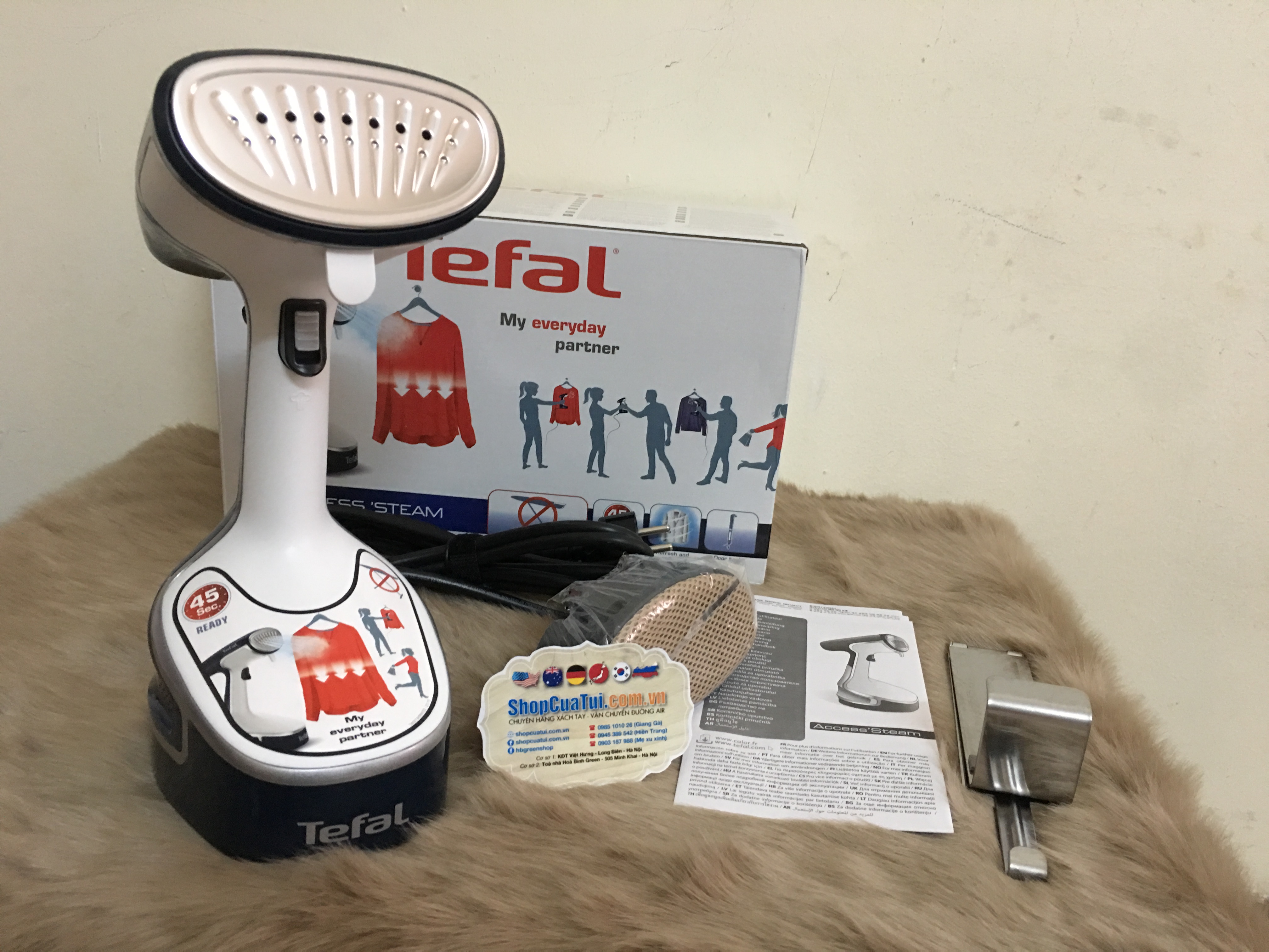 Bàn ủi - bàn là hơi nước cầm tay Tefal DR8085