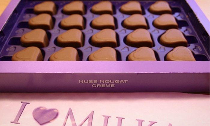 Sô cô la Milka Pralinés I Love Milka Nougat 110g