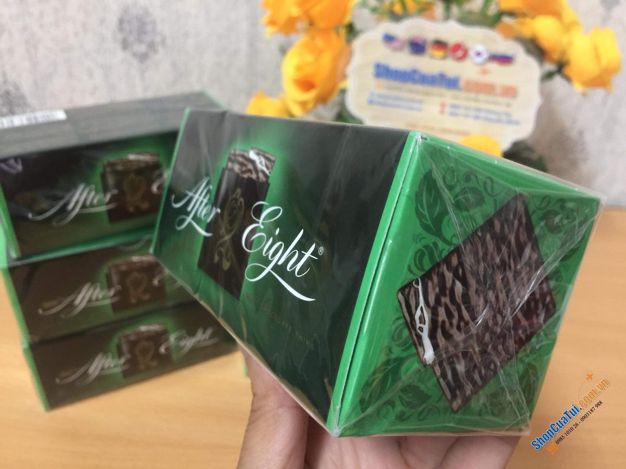 Sô cô la Nestlé After Eight Minzschokolade 200g - Sôcôla nhân bạc hà After Eight 200g – Đức