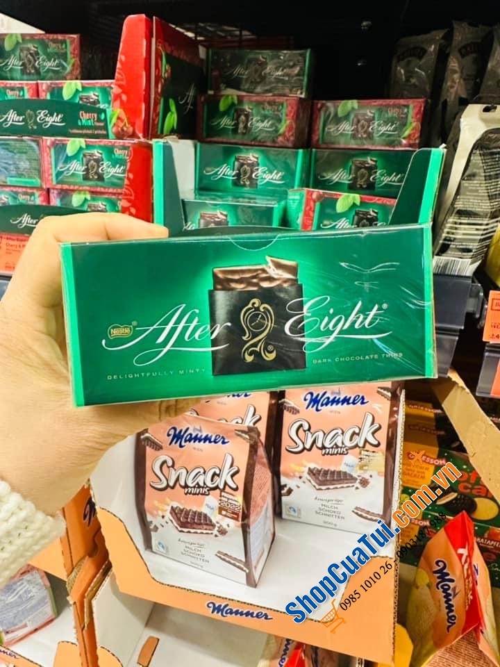 Sô cô la Nestlé After Eight Minzschokolade 200g - Sôcôla nhân bạc hà After Eight 200g – Đức