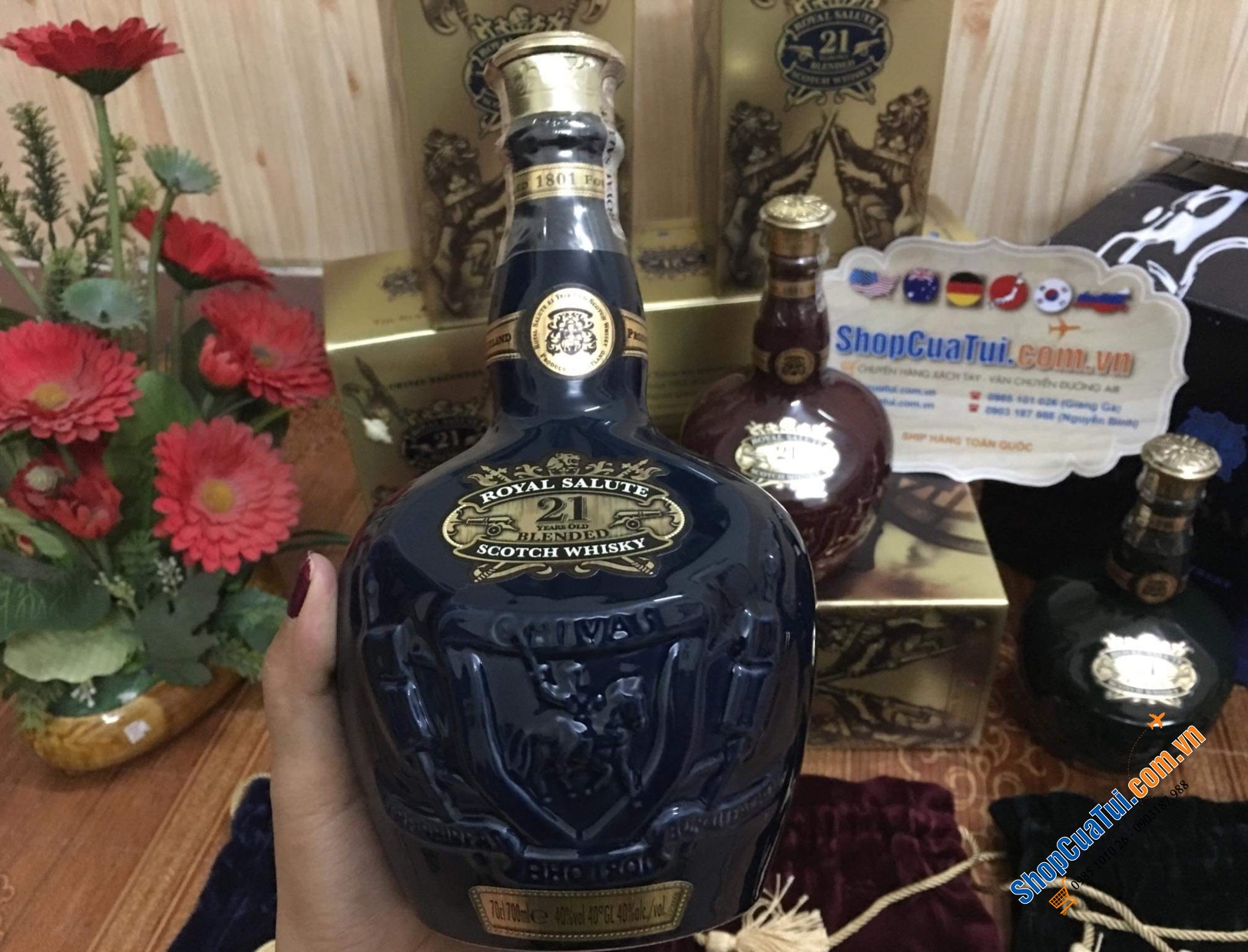 Hàng Mỹ:  RƯỢU CHIVAS Royal Salute  21 năm - 750ml