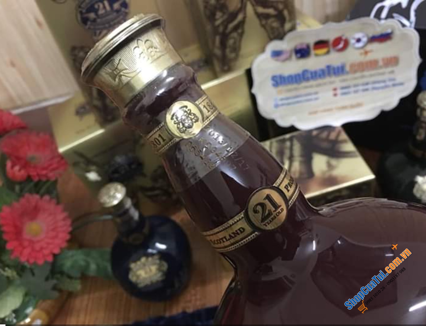 Hàng Mỹ:  RƯỢU CHIVAS Royal Salute  21 năm - 750ml