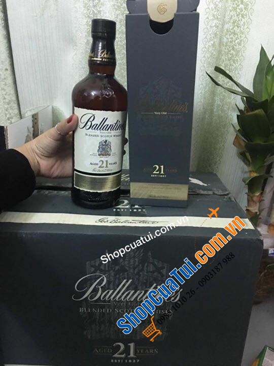 RƯỢU BALLANTINES 21 NĂM