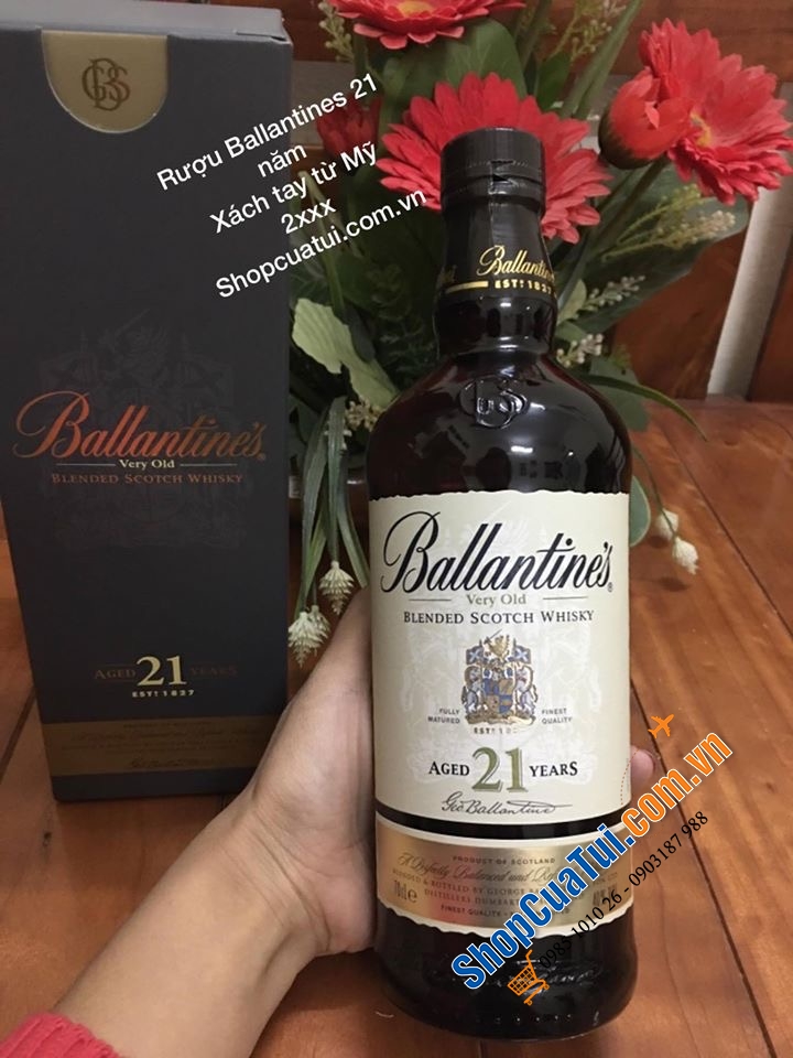 RƯỢU BALLANTINES 21 NĂM