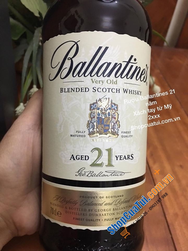 RƯỢU BALLANTINES 21 NĂM