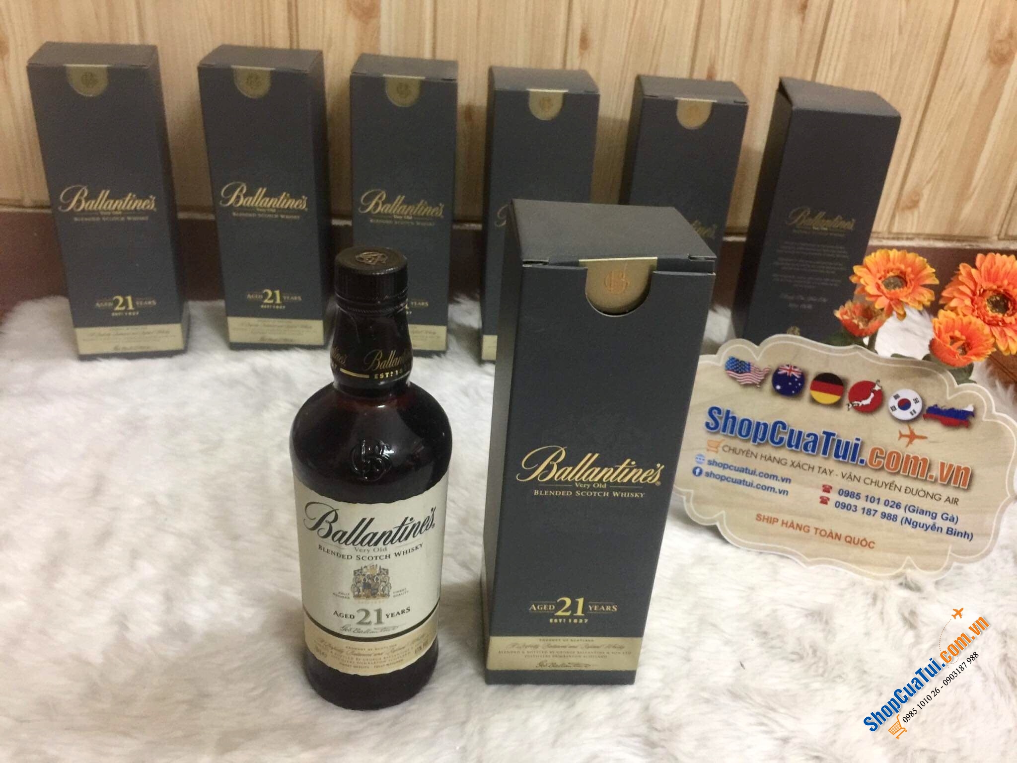 RƯỢU BALLANTINES 21 NĂM