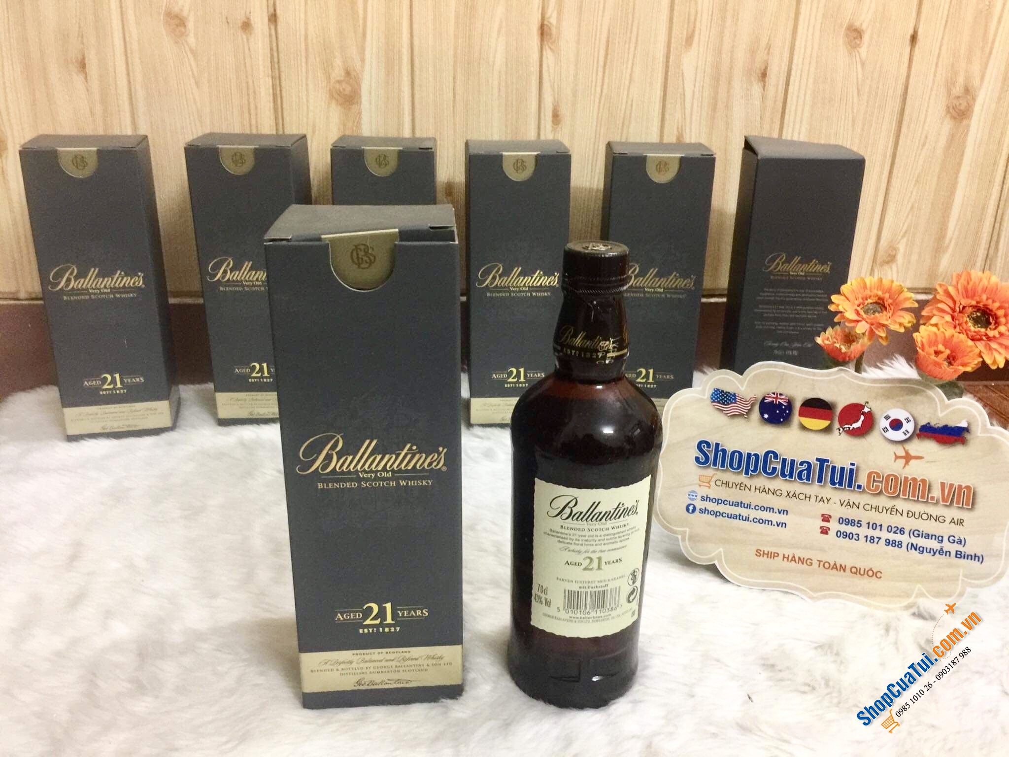 RƯỢU BALLANTINES 21 NĂM