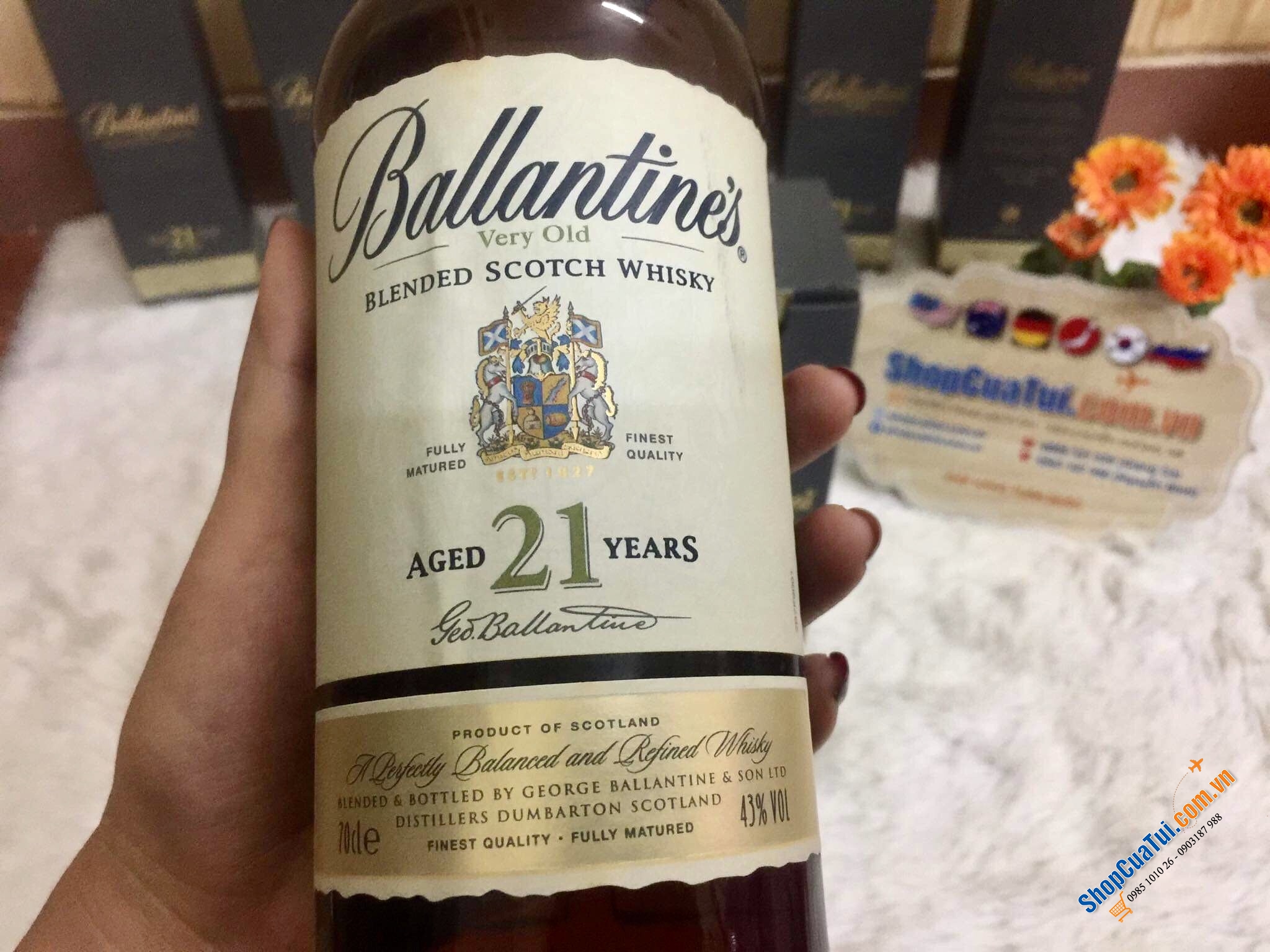 RƯỢU BALLANTINES 21 NĂM