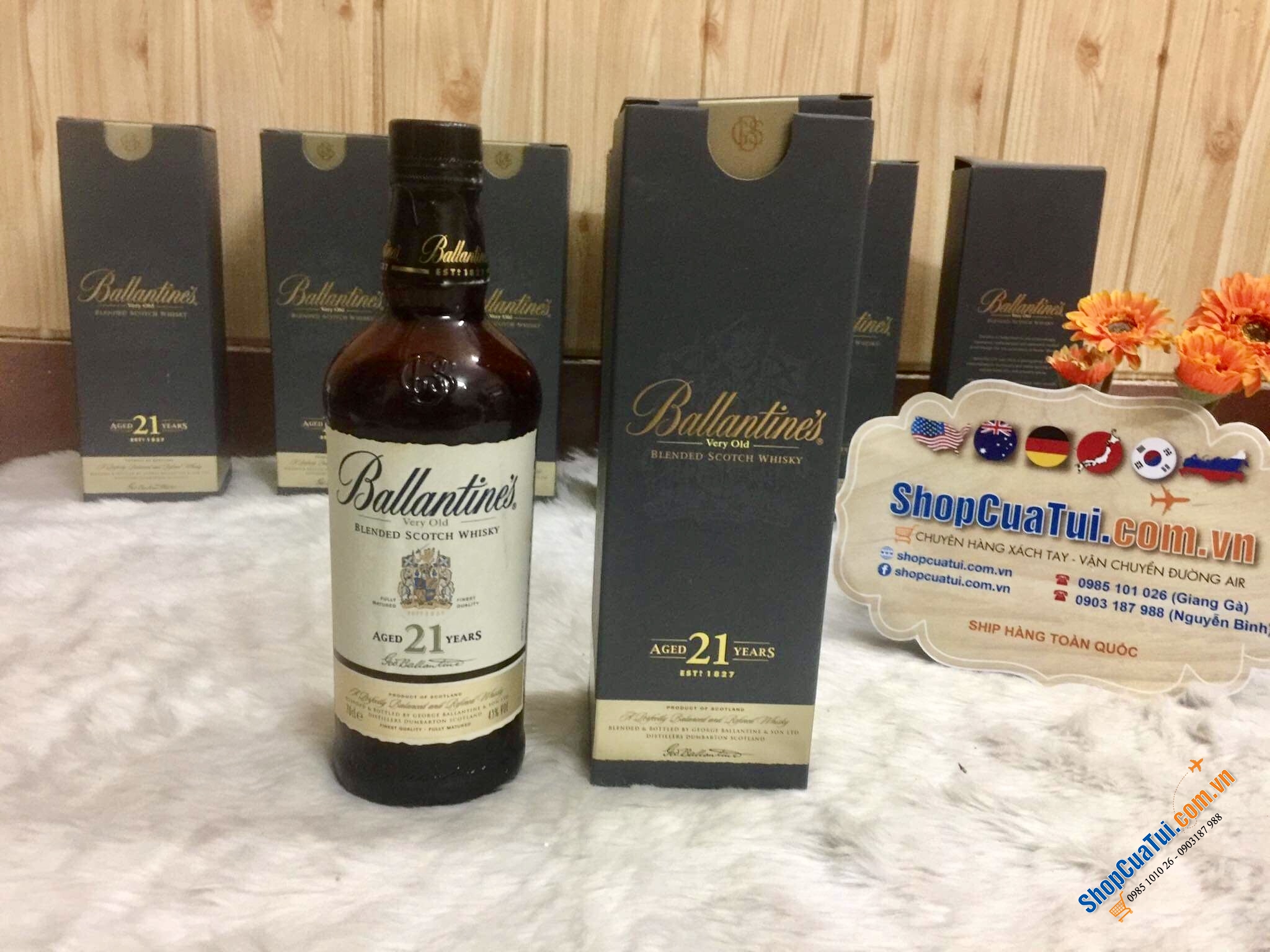 RƯỢU BALLANTINES 21 NĂM