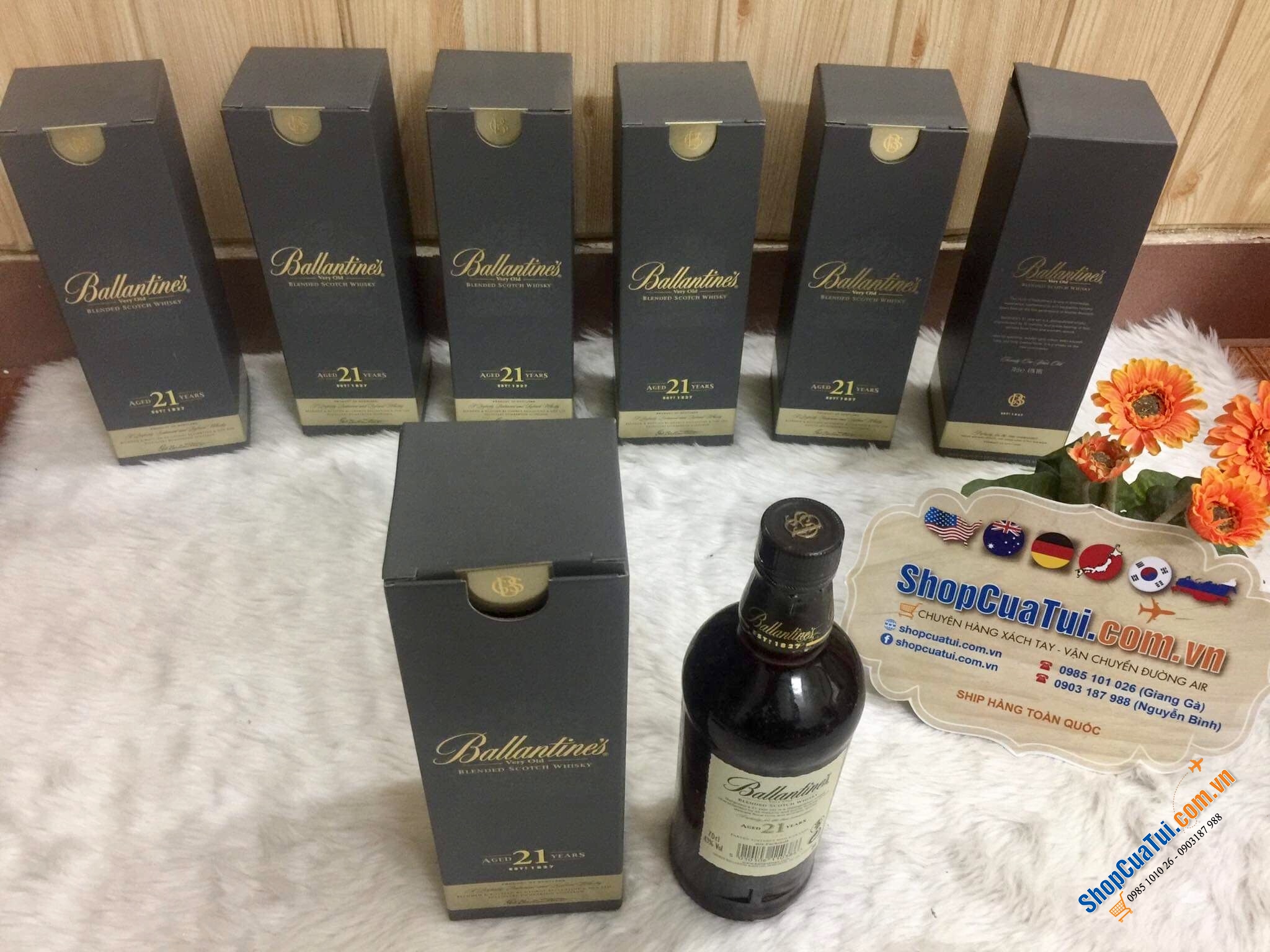 RƯỢU BALLANTINES 21 NĂM